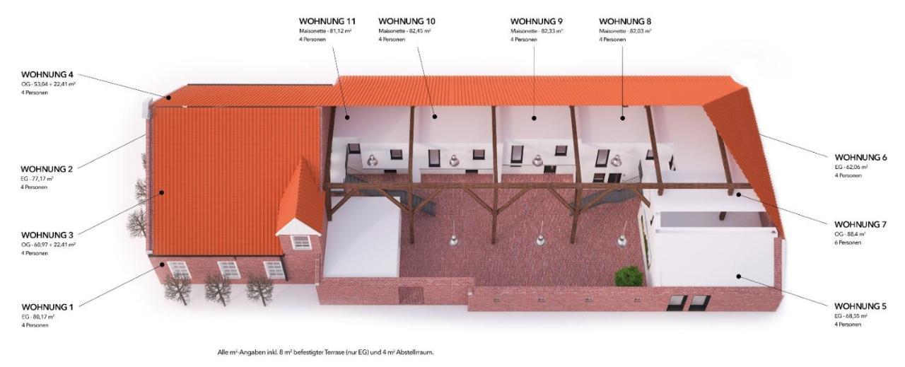 Gulfhof Polder72 Polder72 5 Eger Apartment Dornum Luaran gambar